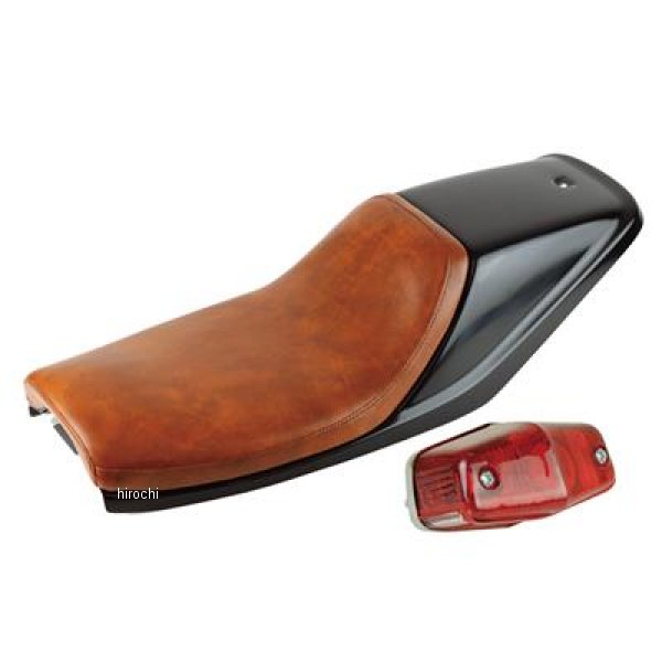 FTシートKIT TW200、TW225 ブラウン/プレーン ルーカステール