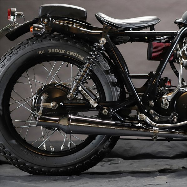 スリップオンマフラー TRUMPET MEGAPHONE MUFFLER SR400、SR500 クローム