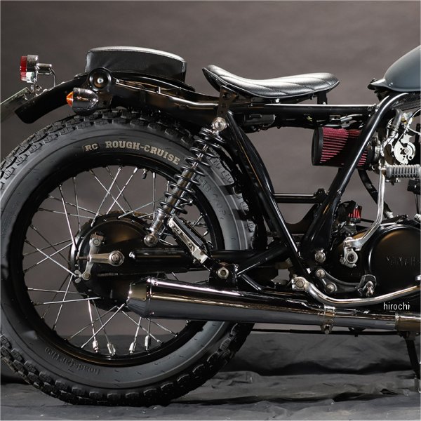 スリップオンマフラー REVERSE CONE MEGAPHONE MUFFLER SR400、SR500 クローム