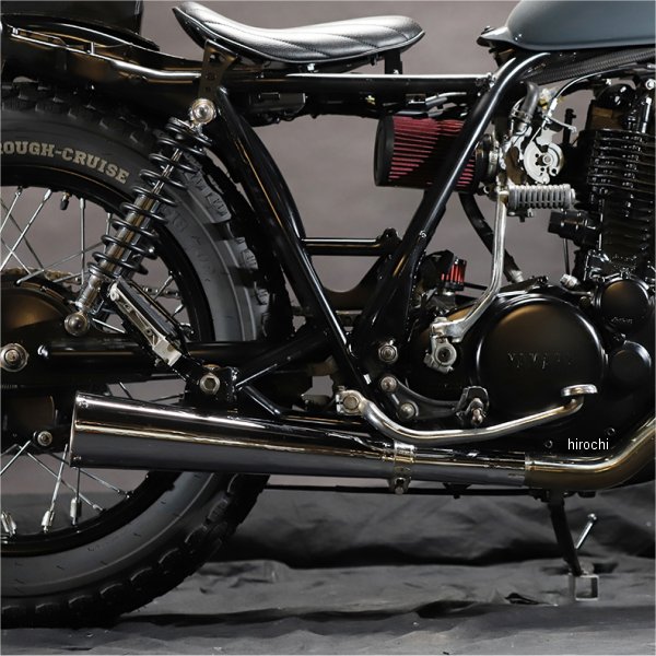 スリップオンマフラー RACING MEGAPHONE MUFFLER SR400、SR500 クローム