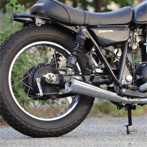 グッズ GOODS スリップオンマフラー RACING MEGAPHONE MUFFLER 02年-06年 250TR クローム