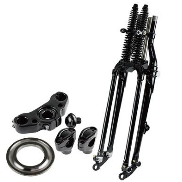 74スプリンガーフォークKIT 2インチオーバー ボールタイプベアリング対応 SR500、SR400（ドラム車）
