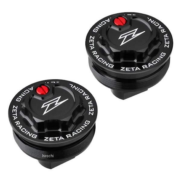 フロントフォークトップキャップ CRF250L 黒/赤