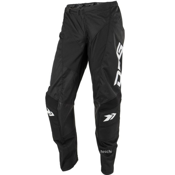 ソリッド パンツ 黒/白 30