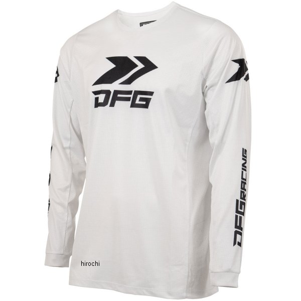 ソリッド ジャージ 白/黒 M