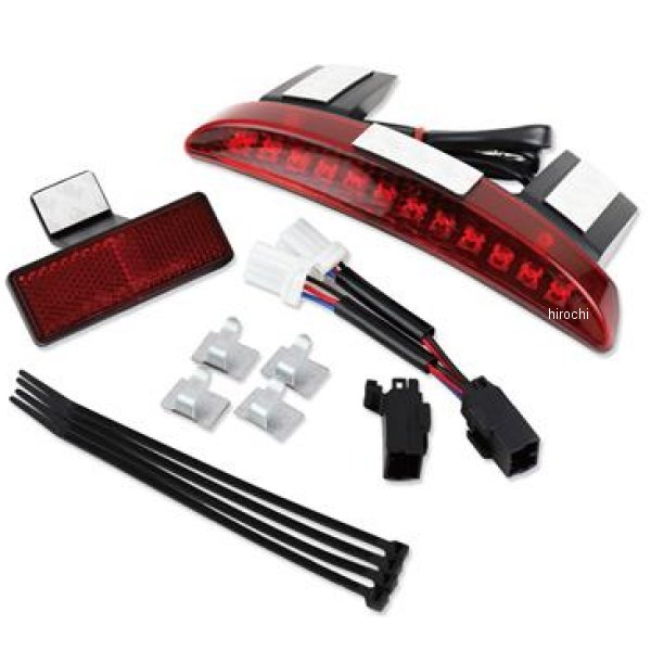 LEDインセットテールランプ KIT 14年以降 XL883N、XL1200X、Xl1200V レッド