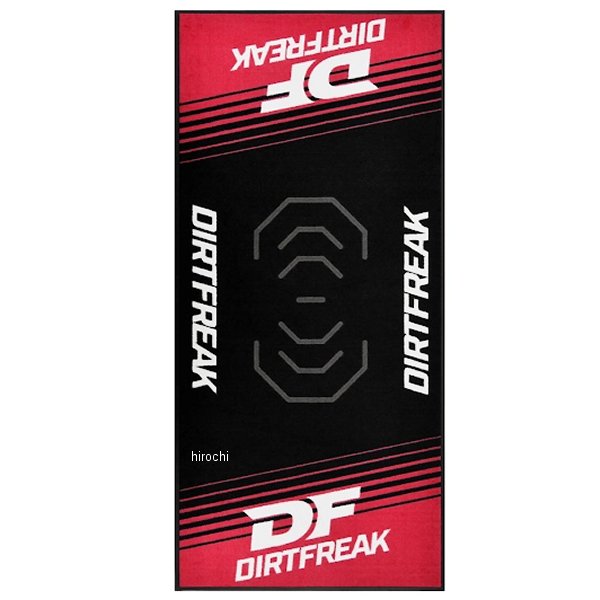 DIRTFREAK レーシングフロアマット DIRTFREAK 黒/赤
