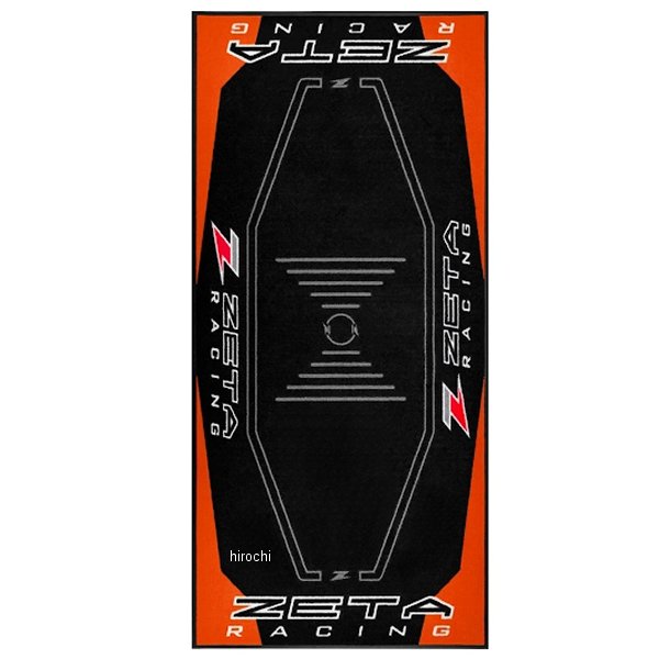 DIRTFREAK レーシングフロアマット ZETA オレンジ/黒