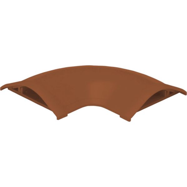 121-9351  ガードマン2R型付属品 平面マガリ 1号 ブラウン