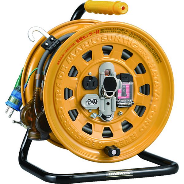 逆配電型ブレーカーリール　単相１００Ｖアース付　２７＋６ｍ