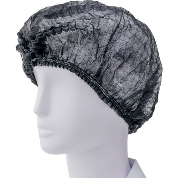 404-7358  シンガーギャザーキャップMP(100枚入)ブラック