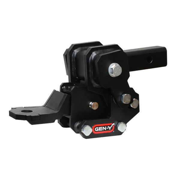 Gen-Y VOYAGER 4.75in 300lb Cargo TW 700lb Towing TW 7K Overall Hitch w/GH-103705 Platinum Ball Mount