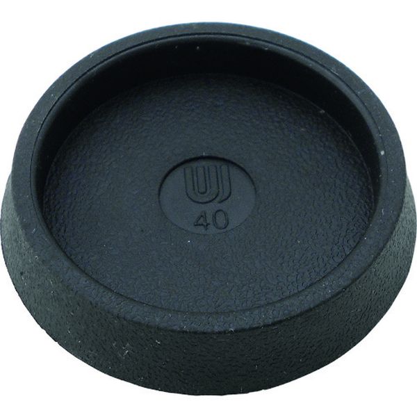 GK171 177-6646  イスゴム 平置 黒丸 40ミリ 1個