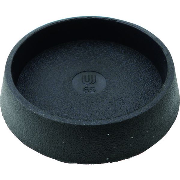 GK173 179-8681  イスゴム 平置 黒丸 65ミリ 1個