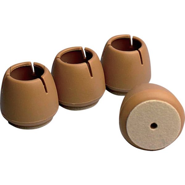 GK702 855-8184  Wフェルトキャップ丸 (21-32)4個入