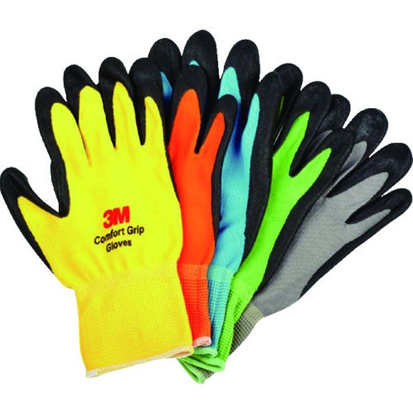 GLOVE5SETL 859-1096  一般作業用コンフォートグリップグローブ 5色セット Lサイズ