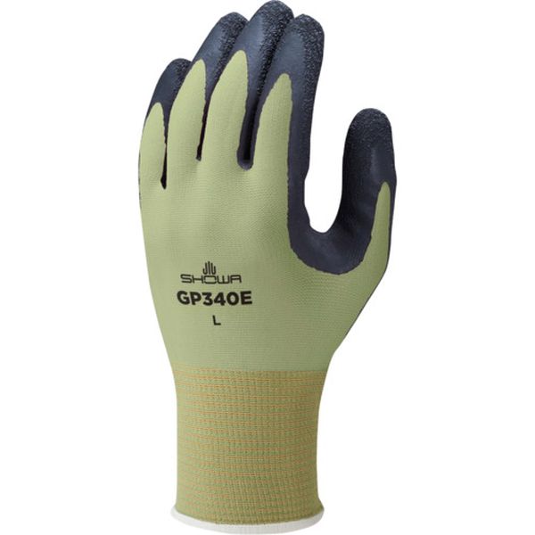 GP340ES  天然ゴム背抜き手袋 リサイクルナイロン糸使用手袋 GP340 Sサイズ
