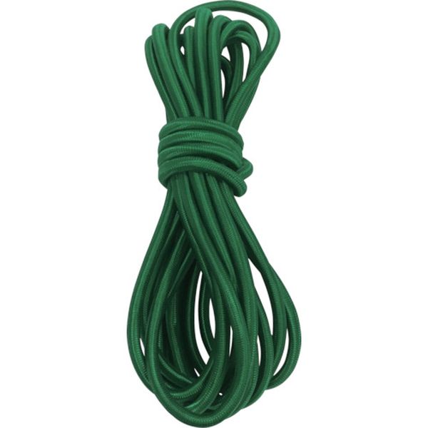 ゴム カットゴムロープ 6φ×5m グリーン