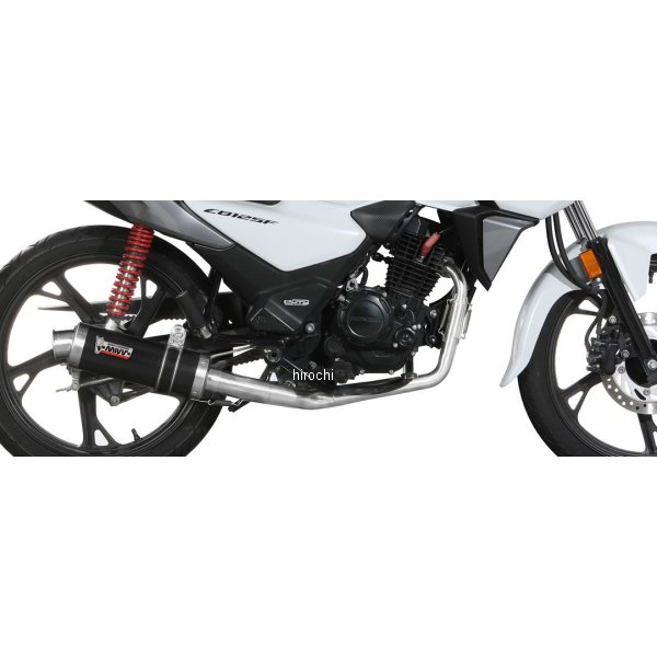 フルエキゾースト GP 触媒なし 21年-24年 CB125F ブラックステンレス