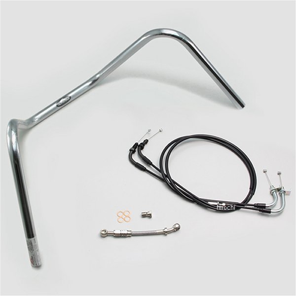 300 ドロップエンド ハンドルセット ダックス125 クロームメッキ