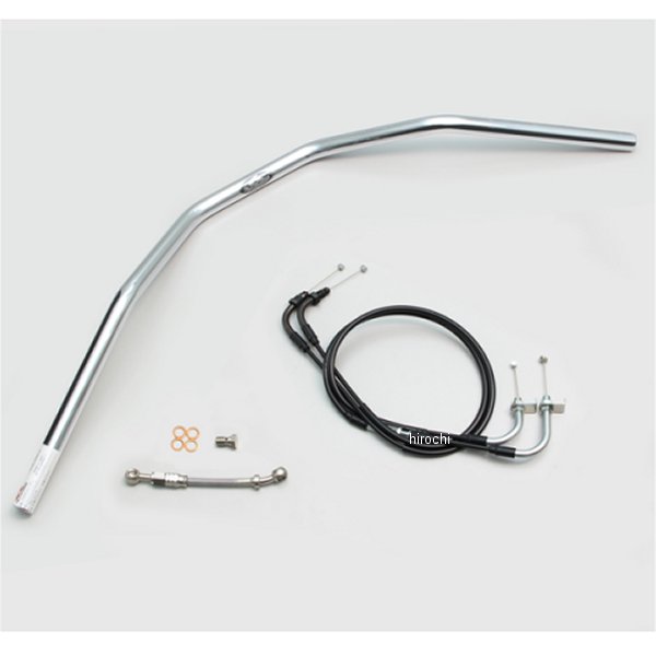 スーパートラッカー ハンドルセット ダックス125 クロームメッキ