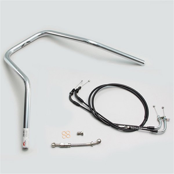 スーパーナロー ハンドルセット ダックス125 クロームメッキ