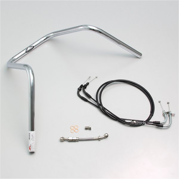 300 エイプハンガー3型 ハンドルセット ダックス125 クロームメッキ