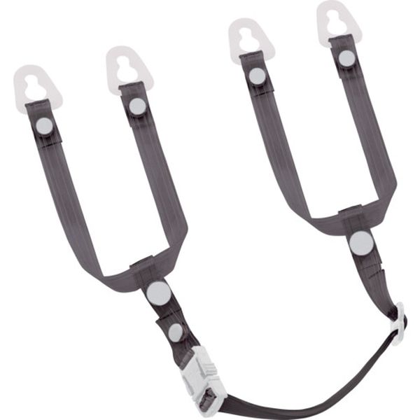 696-9825  ヘルメット あご耳紐セット ビニール スモーク