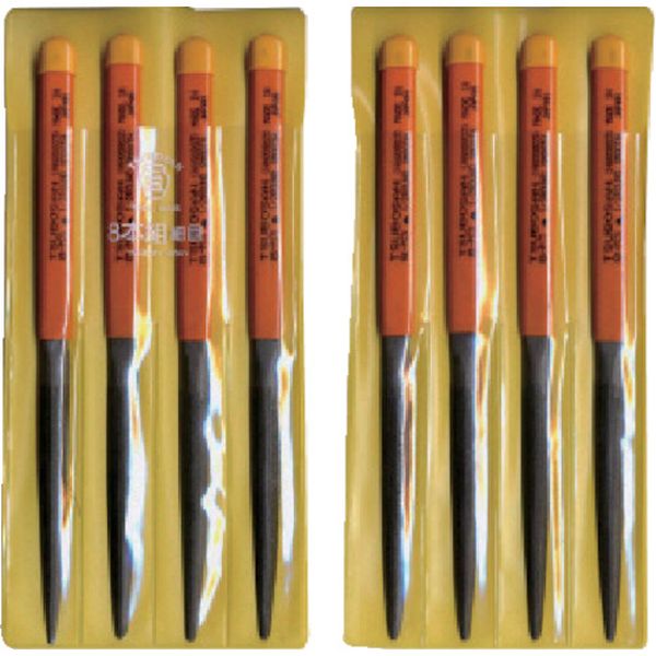 組ヤスリ　８本組　半丸　細目