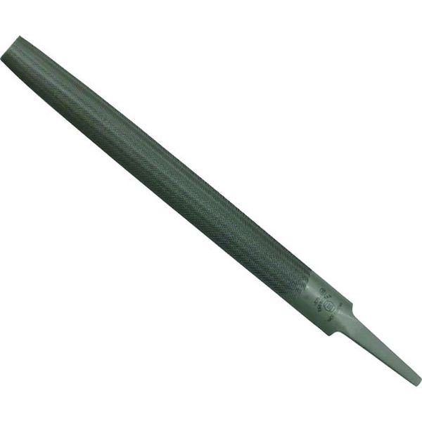 HA40002 852-8060  鉄工ヤスリ 400mm 半丸 中目