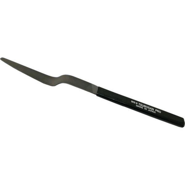 HAC0502 852-8062  プロヤスリ クランク型 5本組 半丸 中目