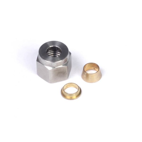 1/4in Nut & Brass Ferrule
