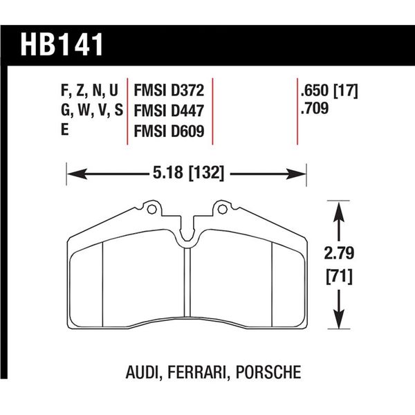 94-96 Ferrari 456GT Rear / 91-94 Porsche 911 Rear / 94-98 Porsche 911 Front / 86-91 Porsche 928
