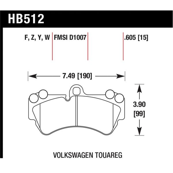 HPS Street Brake Pads