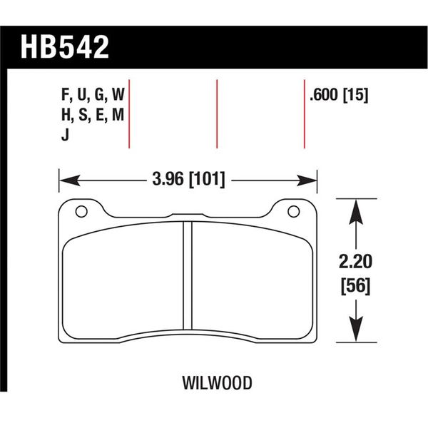 Wilwood 7816 DTC-70 Street Brake Pads
