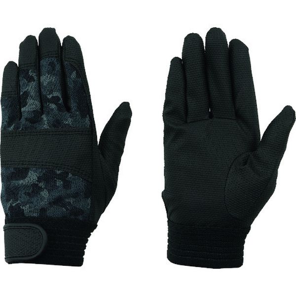 128-3476  タッチパネル対応合皮手袋 HB-80 M