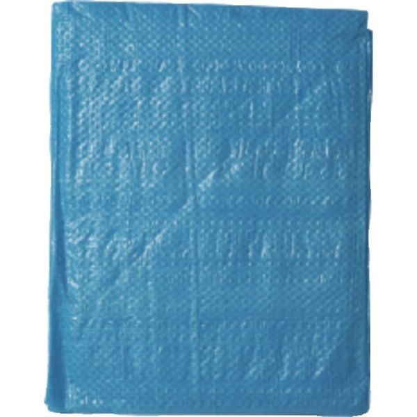 HBS5454 437-5553  輸入ブルーシート(薄手) 5.4m×5.4m