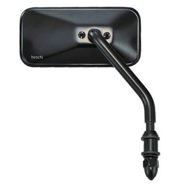 ステムミラー スクエアタイプ 右 黒