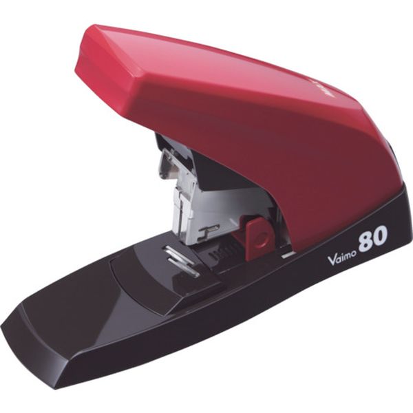 HD11UFLR  卓上ホッチキス バイモ80  レッド 80枚とじ