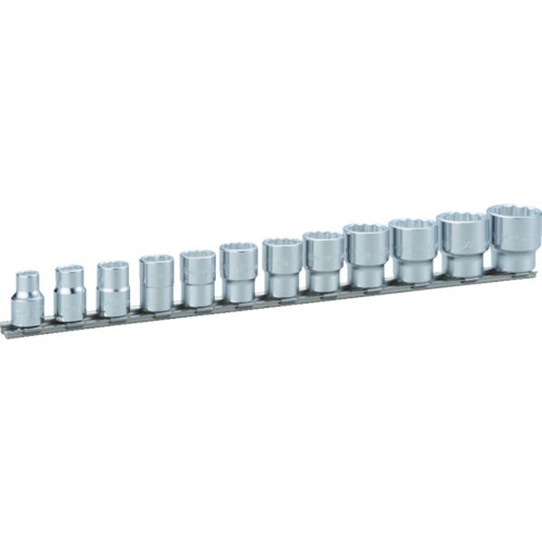 ソケットセット（１２角・ホルダー付）　１２ｐｃｓ