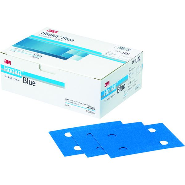 HDF10120BLU  ブルーサンディングシートDF10 75X110mm ＃120 100枚入