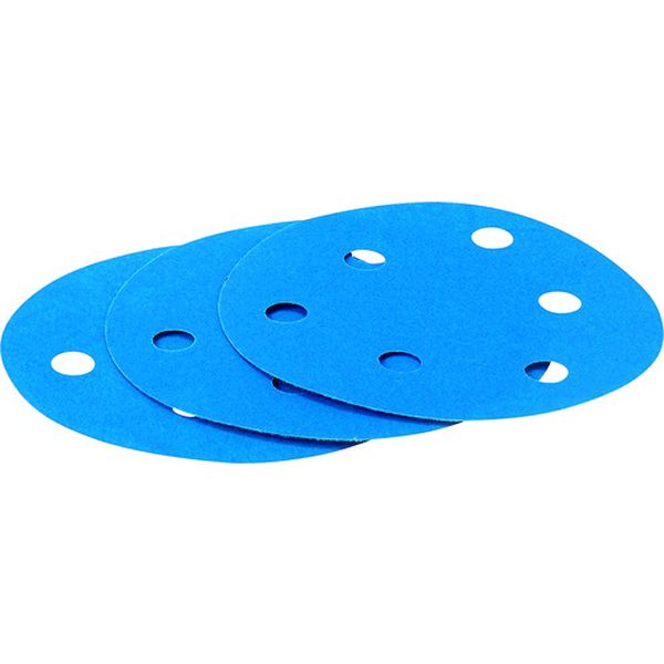 HDF2180BLU  ブルーサンディングディスク 穴あり 外径125mm ＃180 (100枚入)