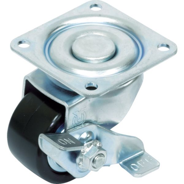 重量用キャスターＳ付自在車　５０径強化ナイロン車輪