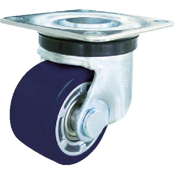 重量用キャスター　自在車　６５径　アルミホイルウレタン車輪