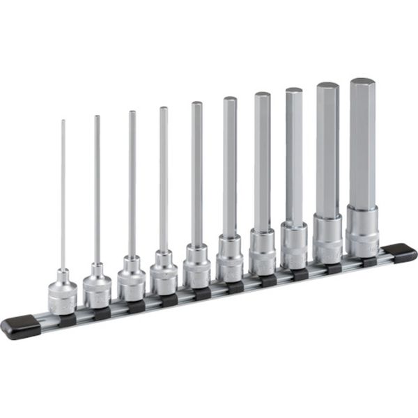 超ロングヘキサゴンソケットセット(ホルダー付)