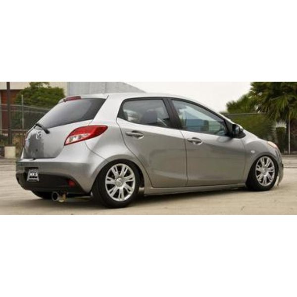 11 Mazda 2 Silent Hi-Power Rear Section ONLY Exhaust w/ External Resonator