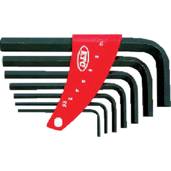 Ｌ形六角棒レンチセット［７本組］