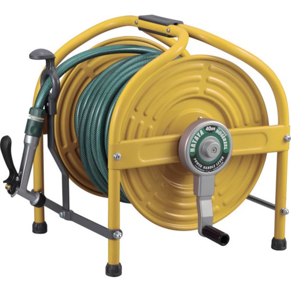 テツノホースリール（イエロー）４１ｍ防藻ホース　レバーノズル