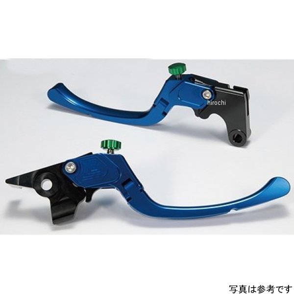 ビレットレバーセット クイックタイプ ミドル CB400SF NC31 青