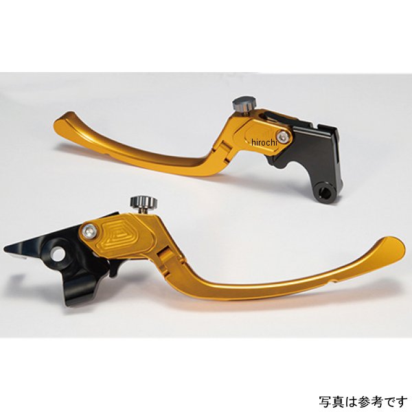 ビレットレバーセット クイックタイプ ロング VTR250 ゴールド